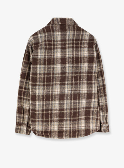 Dunst Madras Pattern Flannel Jacket
