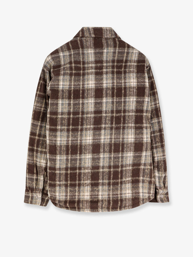 Dunst Madras Pattern Flannel Jacket