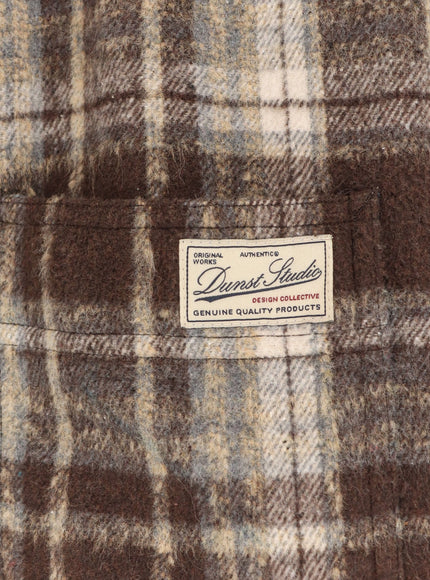 Dunst Madras Pattern Flannel Jacket