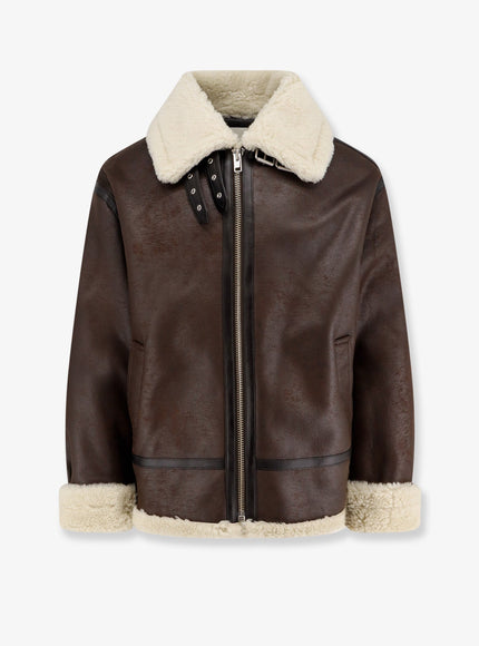 Dunst Unisex Eco-Shearling Jacket Marrone