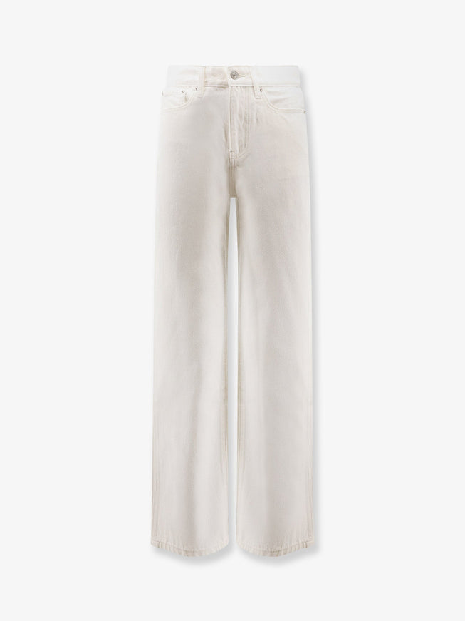 Dunst Essential Denim Trousers Bianco