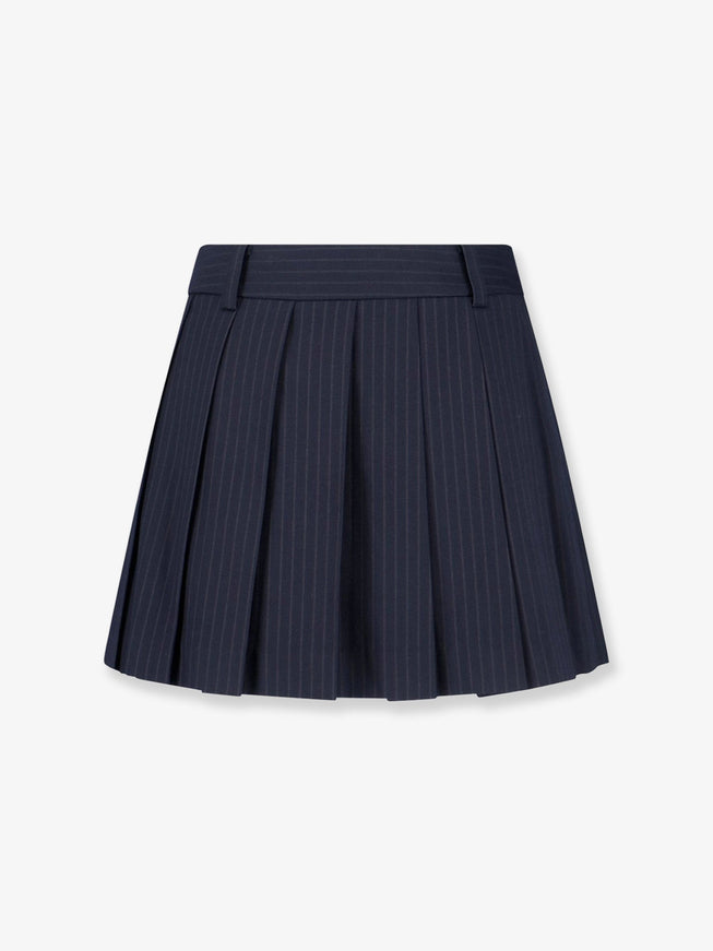 Dunst Pleated Mini Skirt Blu