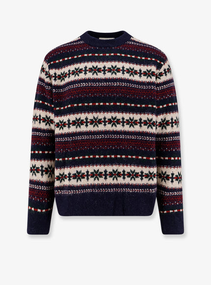 Dunst Fairisle Unisex Sweater Blue