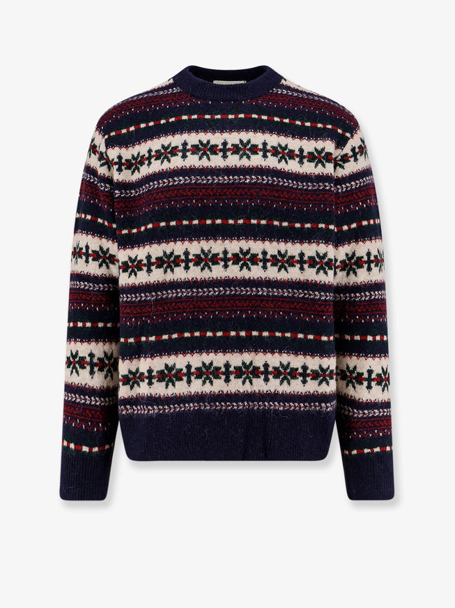 Dunst Fairisle Unisex Sweater Blue