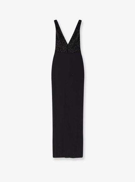 Elisabetta Franchi Red Carpet Long Dress Nero