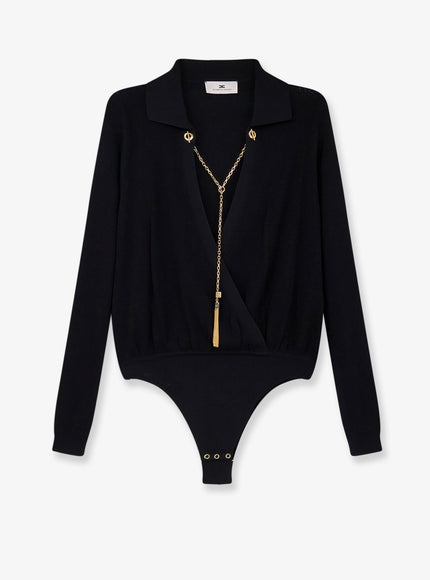 Elisabetta Franchi Viscose Blend Body Nera