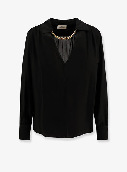 Elisabetta Franchi Viscose Shirt Nera