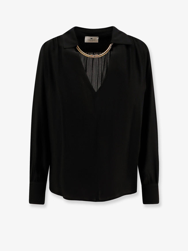 Elisabetta Franchi Viscose Shirt Nera