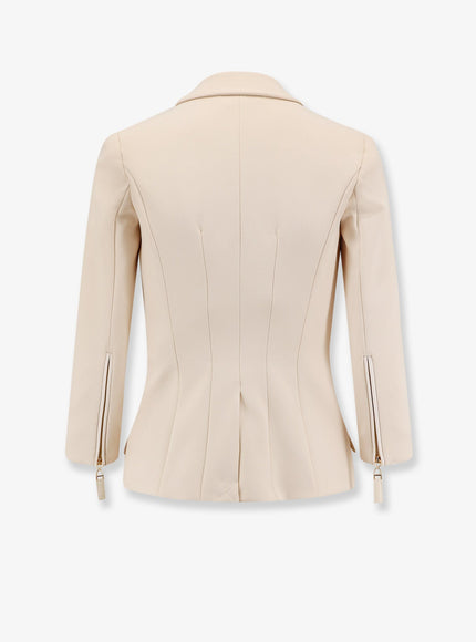 Elisabetta Franchi Fitted Blazer With Logoed Buttons