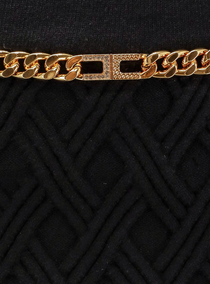 Elisabetta Franchi Viscose Blend Pencil Skirt