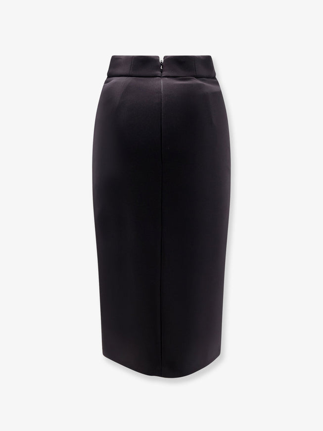 Elisabetta Franchi Satin Pencil Skirt
