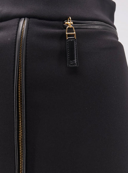 Elisabetta Franchi Satin Pencil Skirt