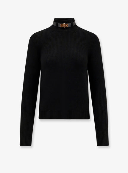Elisabetta Franchi Wool Blend Sweater Nera