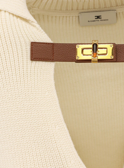 Elisabetta Franchi Wool Blend Sweater