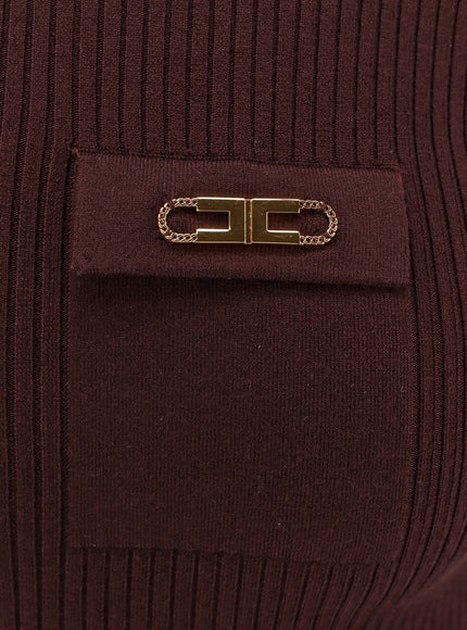 Elisabetta Franchi Ribbed Turtleneck