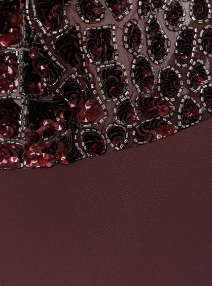 Elisabetta Franchi Satin Suit With Sewuins On The Top