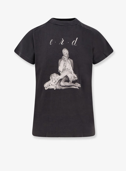 Enfants Riches Deprimes Woman In Sheet Raglan T Shirt Faded Black