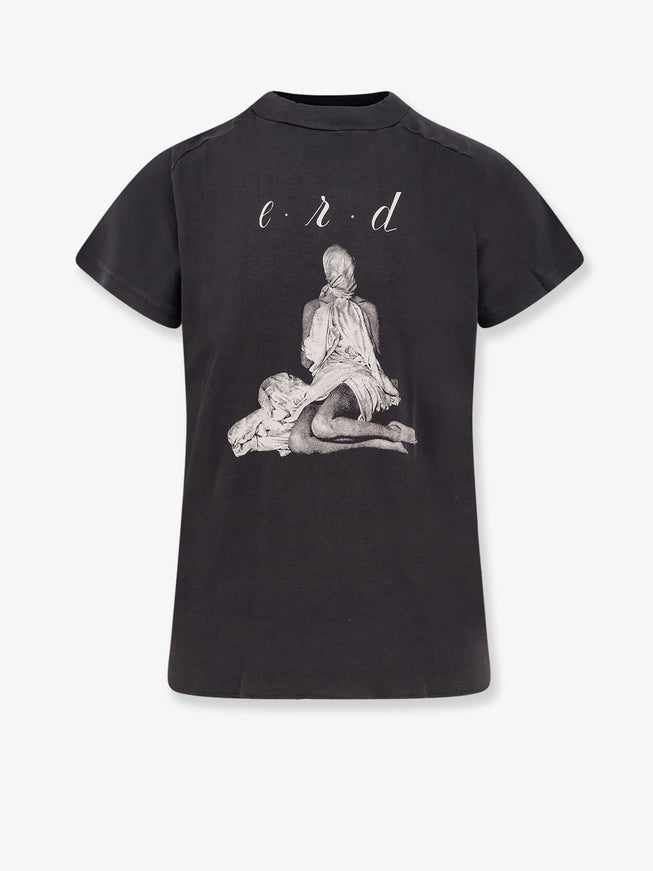 Enfants Riches Deprimes Woman In Sheet Raglan T Shirt Faded Black