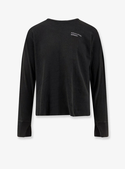 Enfants Riches Deprimes Classic Logo Distressed Thermal Ls T-Shirt Charcoal