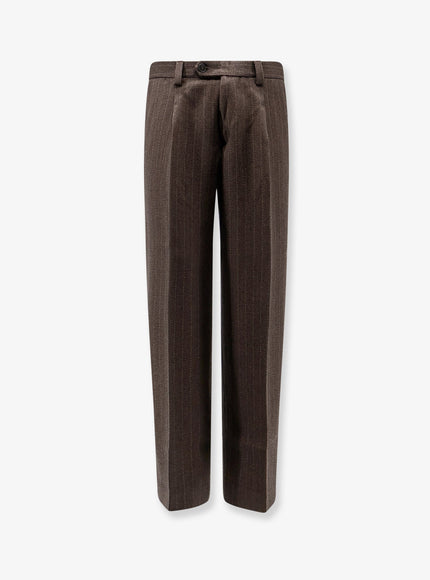 Enfants Riches Deprimes Carrot Leg Trousers Gray Purple Pinstripe