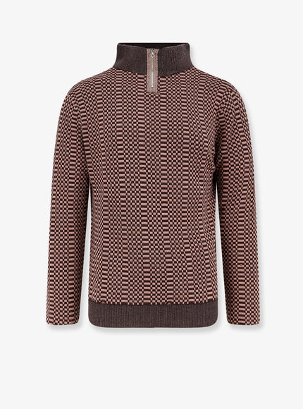 Enfants Riches Deprimes Puke & Cry Polo Sweater Brown Multi