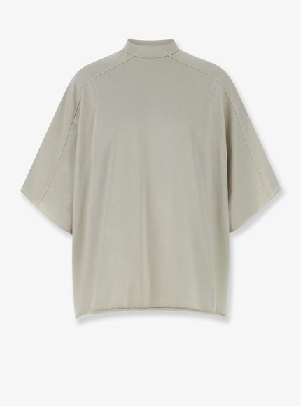 Entire Studios Cotton T-Shirt With Distressed Effect Bianco