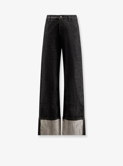 Entire Studios Cuff Raw Cotton Jeans Black