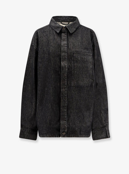 Entire Studios Herculean Black Denim Shirt/Jacket Nero