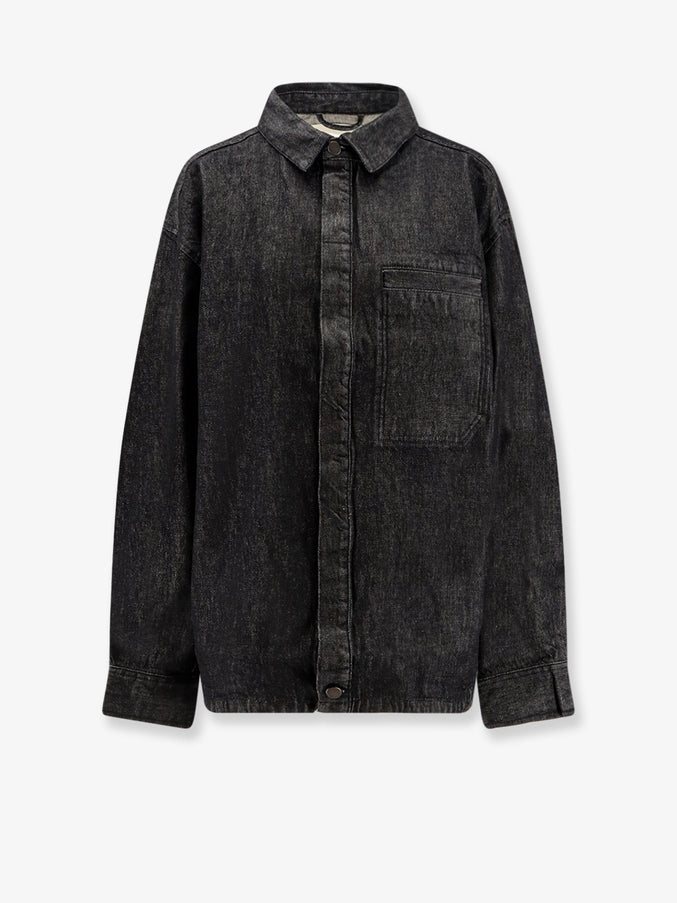 Entire Studios Herculean Black Denim Shirt/Jacket Nero
