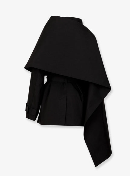 Entire Studios Mini Scarf Cotton Coat