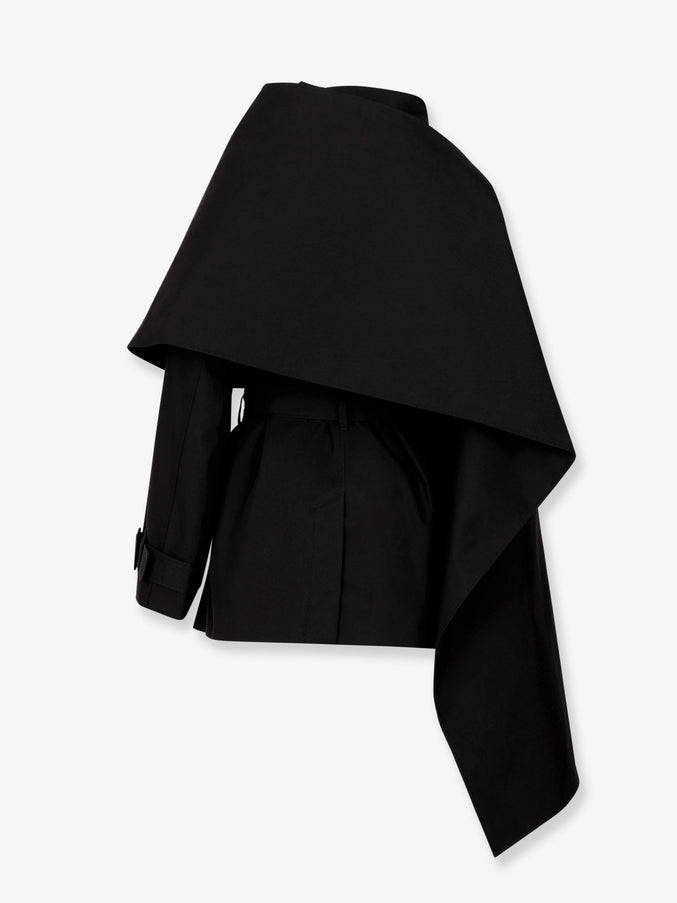 Entire Studios Mini Scarf Cotton Coat
