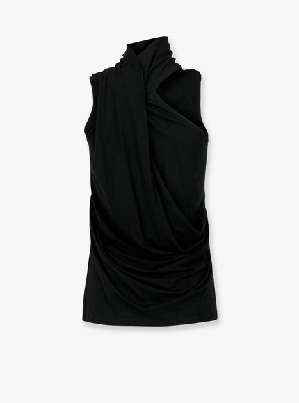 Entire Studios Dalters Stretch Viscose Top Grigio Scuro