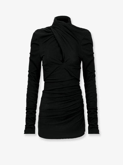 Entire Studios Grés Stretch Cotton Top Grigio Scuro