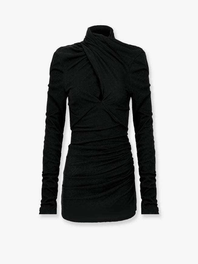 Entire Studios Grés Stretch Cotton Top Grigio Scuro