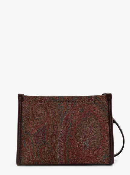 Etro Paisley Jacquard Fabric Clutch Bag