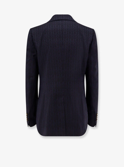 Etro Single-Breasted Wool Blazer With Iconic Pattern