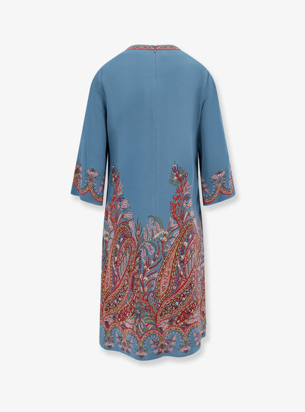 Etro Viscose Blend Dress With Iconic Print