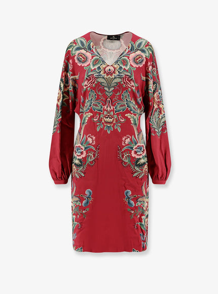 Etro Stretch Viscose Dress Beige