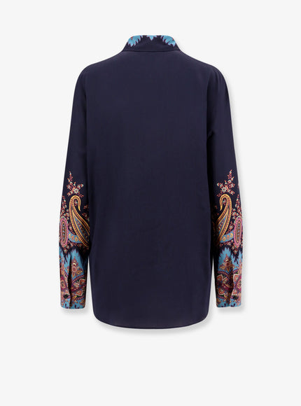 Shirt With Paisley Multicolor Print