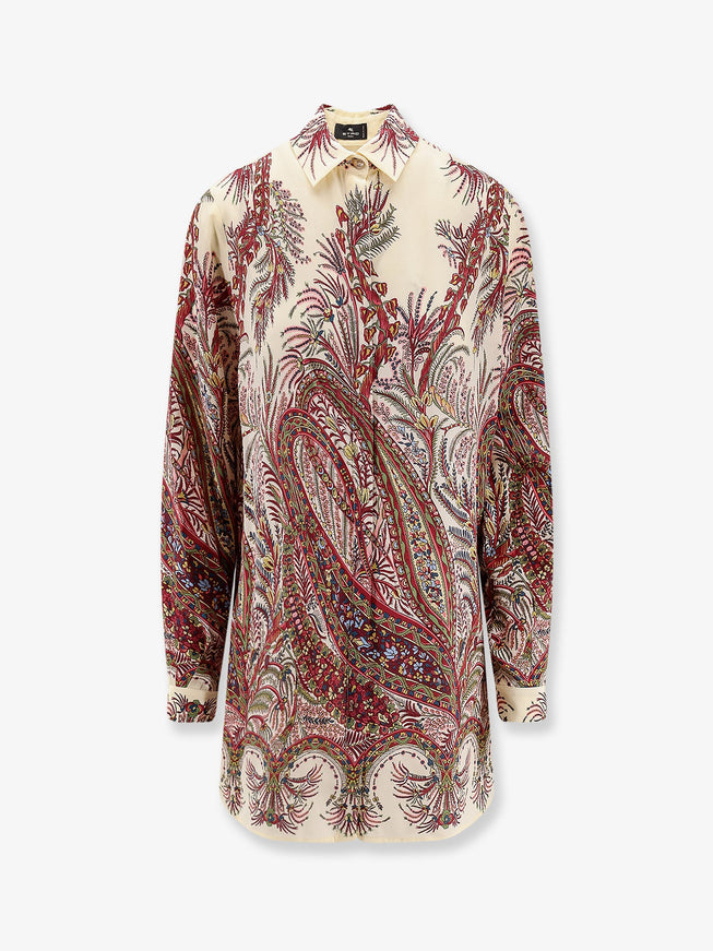 Etro Silk Shirt Rosso