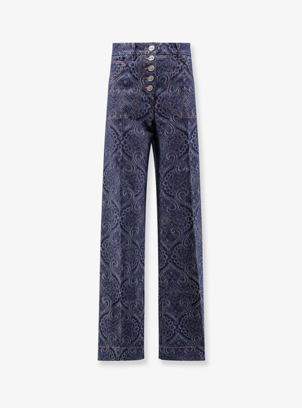 Etro Paisley Motif Jeans Jeans