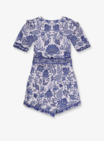 Farm Rio Shell Garden Cotton Jumpsuit