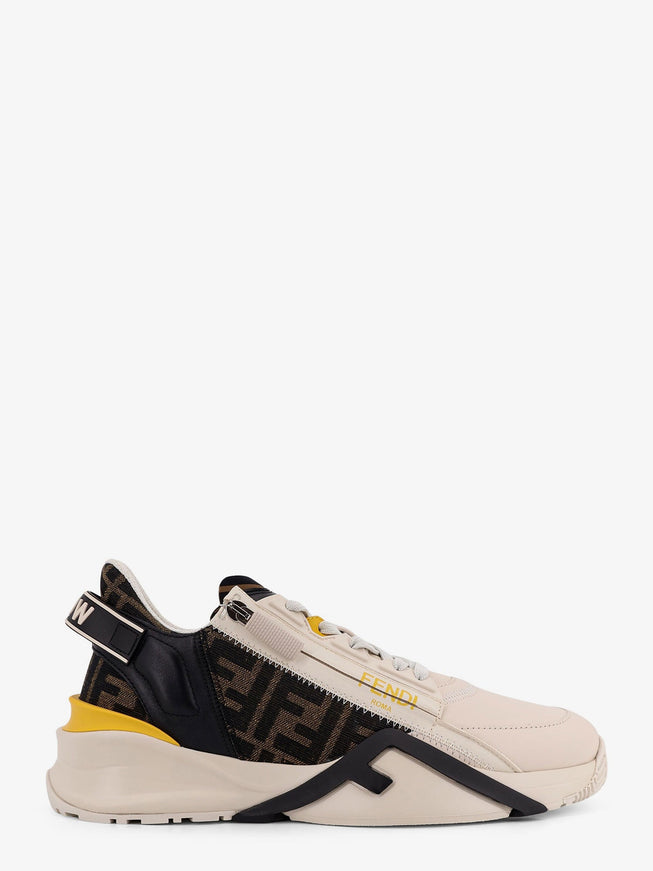 Fendi Fendi Flow Slip-On Sneakers Bia.ice+Tab.ner+Nero