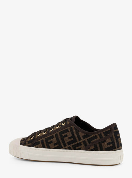 Fendi Fendi Domino Ff Jacquard Fabric Sneakers