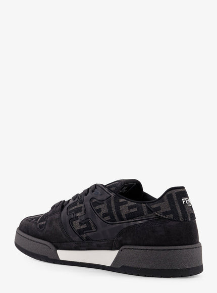 Fendi Fendi Match Ff Jacquard And Suede Sneakers