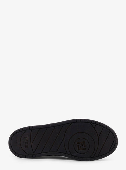 Fendi Fendi Match Ff Jacquard And Suede Sneakers