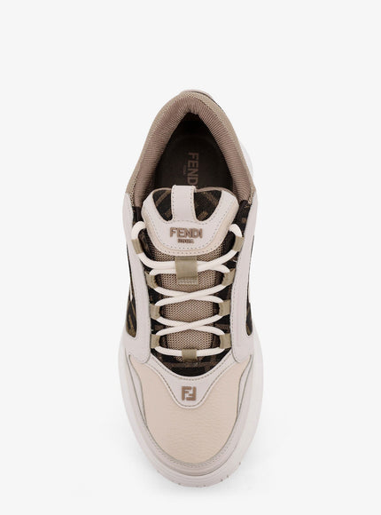 Fendi Fendi Force Low-Top Leather Sneakers