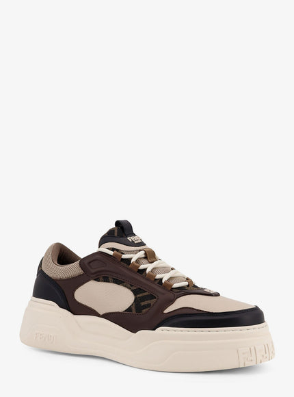 Fendi Fendi Force Low-Top Leather Sneakers
