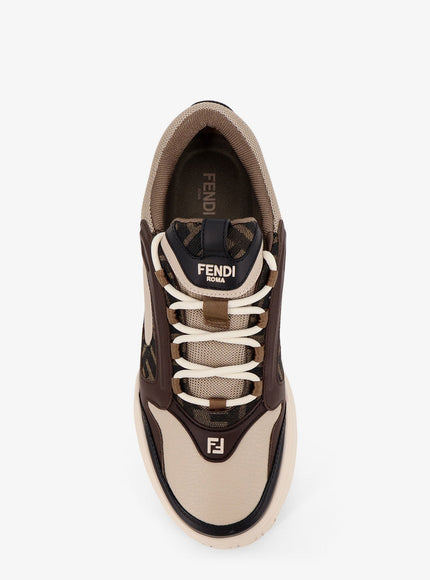 Fendi Fendi Force Low-Top Leather Sneakers