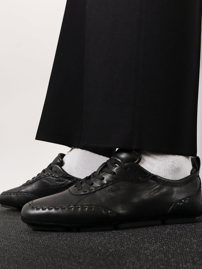 Fendi Fendi Fit Leather Sneakers